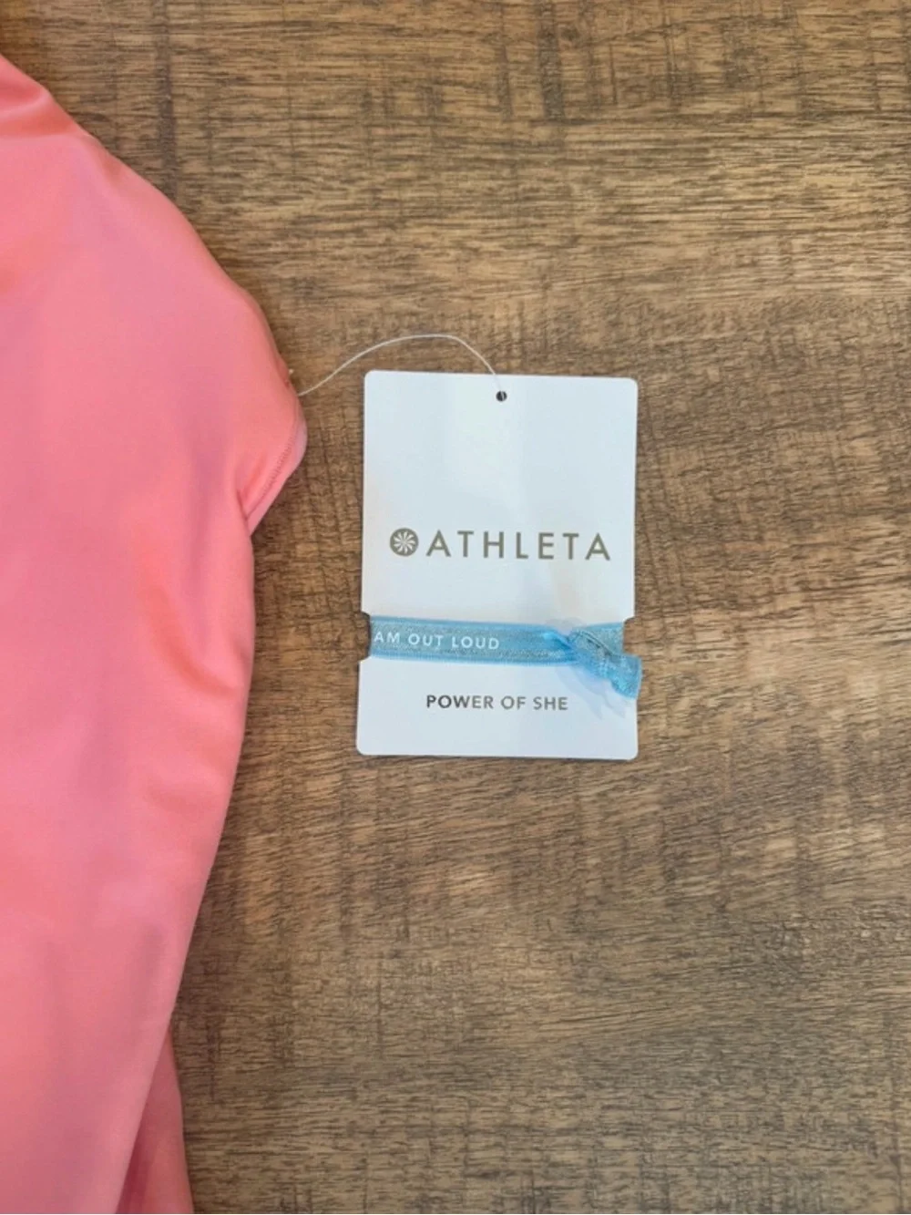 Athleta Girls' Pink Pastel Ombre One-Piece Swimsuit